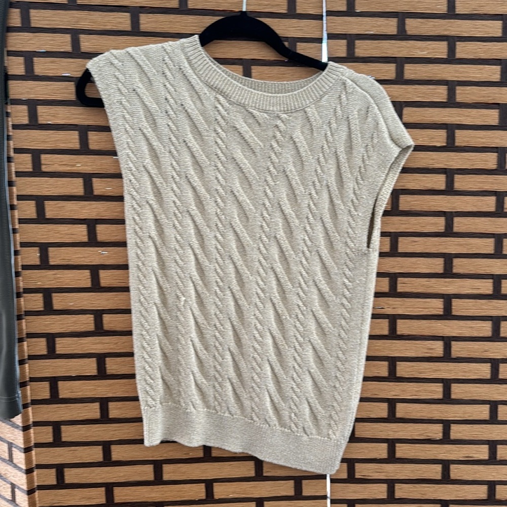 Calvin Klein Sparkly Preppy Vest for Holiday Parties and New Years